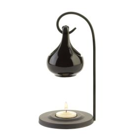 Tear Drop Oil Warmer (Color: Black)
