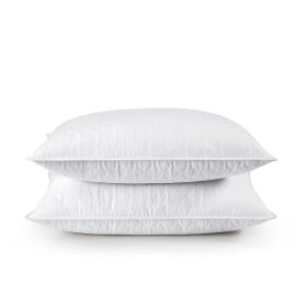 Set of 2 Machine Washable Down Feather Blend Pillow (size: King)