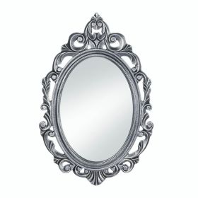 Royal Crown Wall Mirror (Color: Silver)