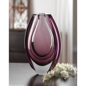 Art Glass Vase (Color: Wild Orchid)