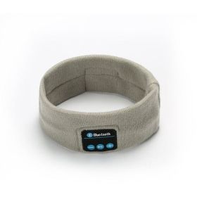Wireless Bluetooth-compatible Headband Outdoor Fitness Yoga Headband (Color: Grey1)