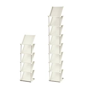 5 Tier Vertical Shoe Rack Narrow Free Standing Storage Organizer for Entryway Space-Saving Stackable Shoe Holder Corner Shoe Tower For Entryway Bedroo (Option: Beige_5Tier)