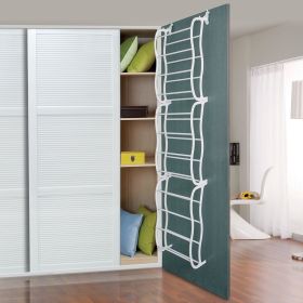 36 Pairs Over-The-Door Shoe Rack 12 Layers Wall Hanging Closet Shoe Organizer Storage Stand (Option: OverDoorShoeRack)