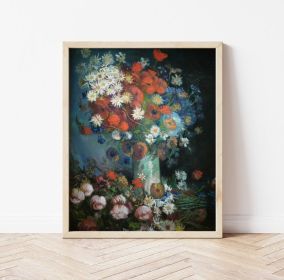 Meadow Serenity: Still Life with Meadow Flowers Poster (size: 50x60)