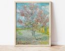 Enchanting Blossoms: Flowering Peach Tree Poster