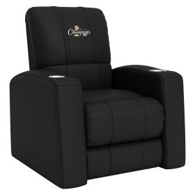 Relax Home Theater Recliner with Oklahoma City Thunder 2025 Champions Logo (material: Top Grain Leather *Custom Order 8 Week Lead time No Returns*)