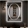 Triple Color Temperature/LED/RGB Smart Touch Control Bathroom Mirror with Tempered Glass, Adjustable Light, Fog & Shatterproof, Memory Function
