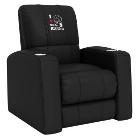 Relax Home Theater Recliner with Golden Retriever Logo Panel (material: Commercial Grade Synthetic Leather)