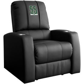 Relax Home Theater Recliner with Milwaukee Bucks Team Commemorative Logo (material: Commercial Grade Synthetic Leather)