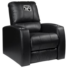 Relax Home Theater Recliner with Boombox Logo (material: Commercial Grade Synthetic Leather)