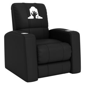 Relax Home Theater Recliner with Ghoulish Rising Hand Halloween Logo (material: Commercial Grade Synthetic Leather)
