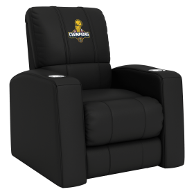 Relax Home Theater Recliner with Denver Nuggets 2023 Championship Logo (material: Commercial Grade Synthetic Leather)