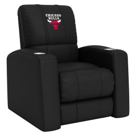 Relax Home Theater Recliner with Chicago Bulls Logo (material: Top Grain Leather *Custom Order 8 Week Lead time No Returns*)