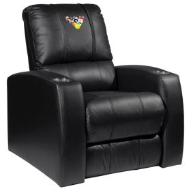 Relax Home Theater Recliner with Billiards Logo Panel (material: Commercial Grade Synthetic Leather)