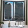 2 Pack Blackout Roller Shades with 6 Pcs Suction Cups Retractable Portable Window Cover CurtainCordless Roller Shades Blackout Blinds for Home Bathroo