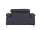 Global United Top Grain Italian Leather Chair