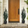 1PC 35.5 inches Indoor and Outdoor Decoration Fake Snake Plant Artificial Plant