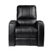 Relax Home Theater Recliner with Milwaukee Bucks Team Commemorative Logo