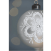 D3.9 Christmas Ball Ornaments, Glass Decorative Hanging Ball Christmas Tree Ornaments For Holiday Party Decorations, Set Of 6