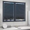 2 Pack Blackout Roller Shades with 6 Pcs Suction Cups Retractable Portable Window Cover CurtainCordless Roller Shades Blackout Blinds for Home Bathroo