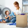 Foldable Laundry Hampers Washing Clothes Laundry Basket w/ Lid Handles Storage Organizer